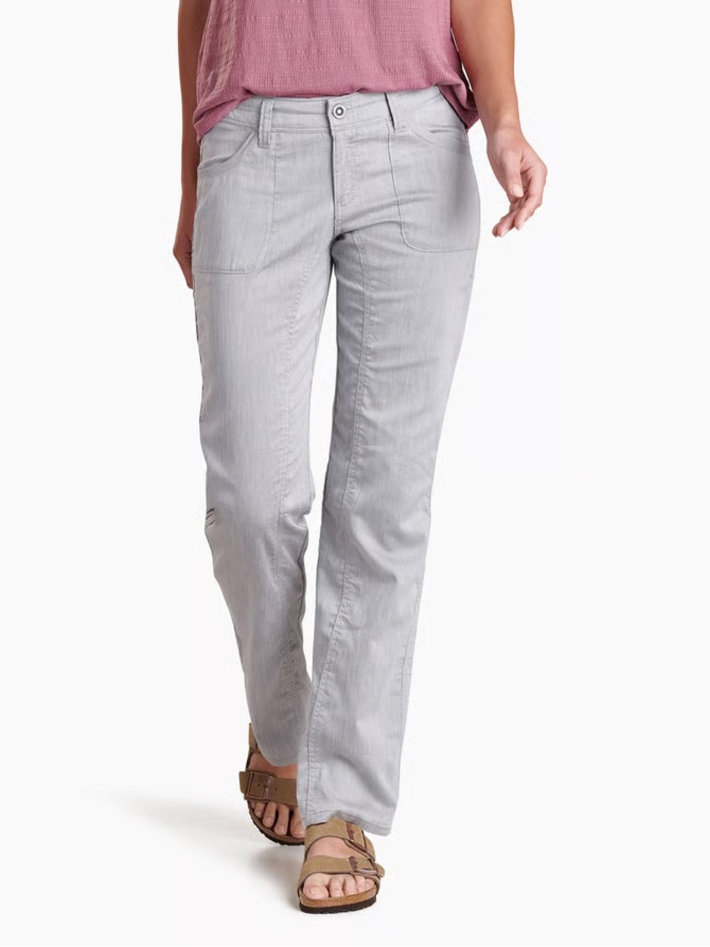 Kuhl Cabo Pants Light Gray Straight-Leg Pants